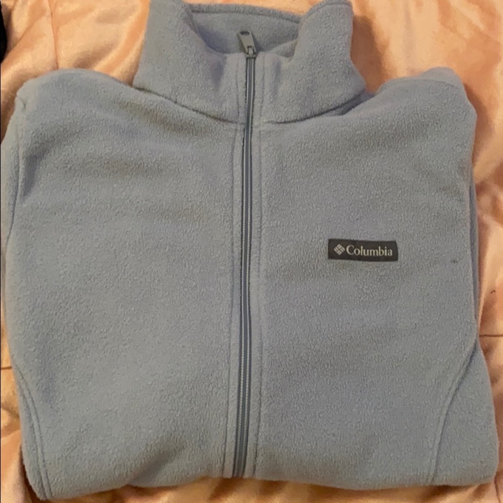 Columbia Small Grey/Light Blue Sweater